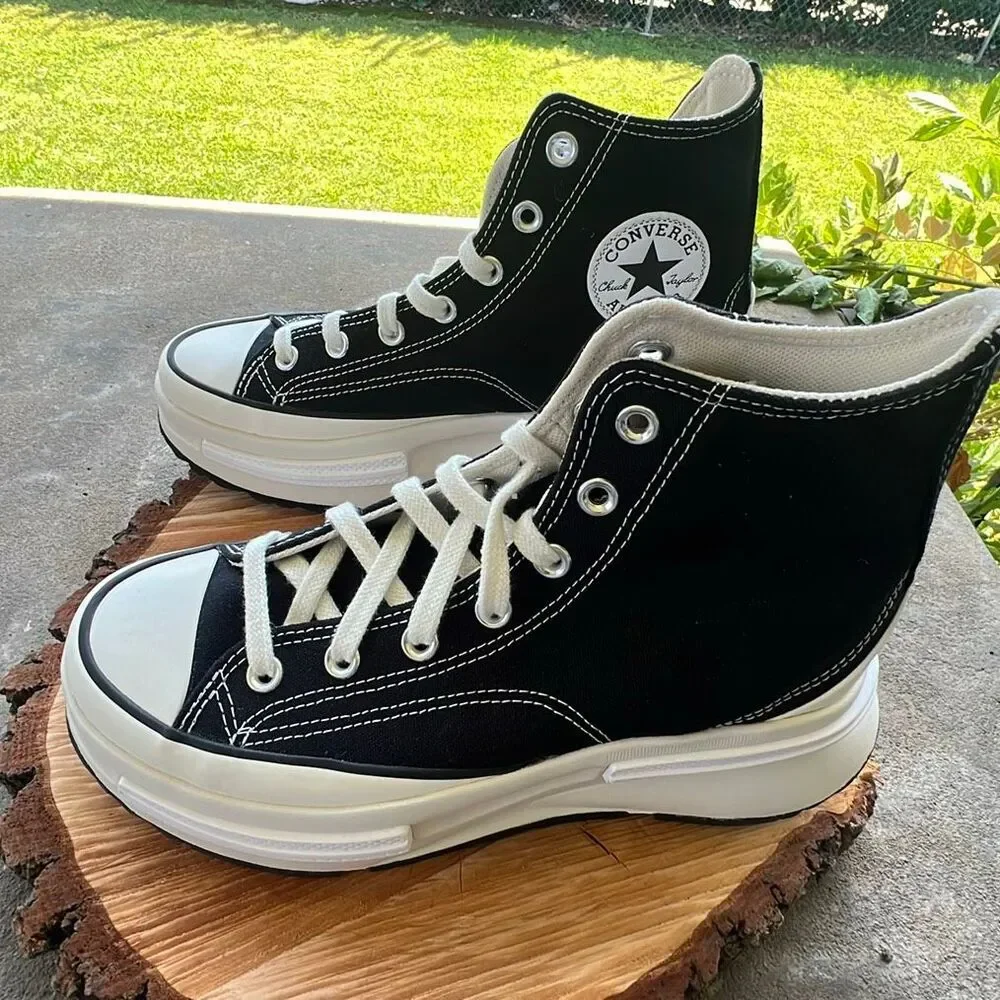 Converse Run Star Legacy CX High Top Platform Sneakers Black Women’s 8/Mens 6.5